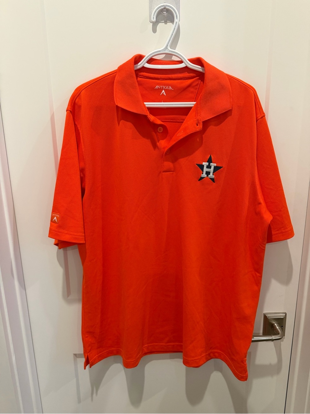 Men’s Antigua Houston Astros Orange Polo Shirt